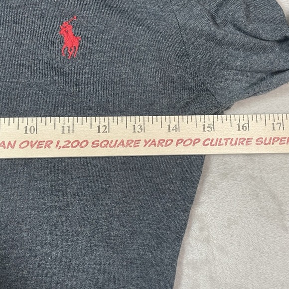 Polo Ralph Lauren Sport Long Sleeve Top Womens S Pima Cotton Blend Shirt Grey - Picture 6 of 8